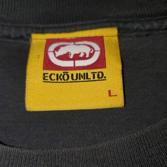Vintage 90s Yellow Tag Ecko Unltd. Tee Size Large - Picture 3 of 8